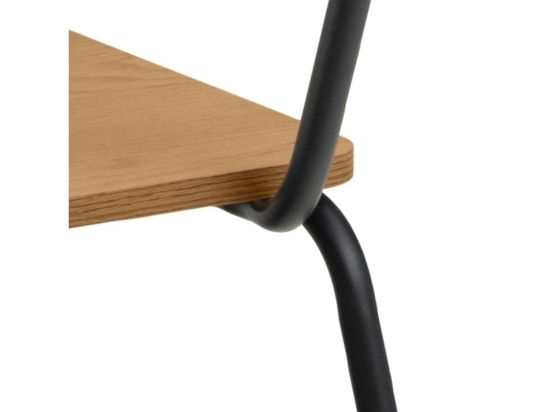 Krzesło Peru dąb/czarne - ACTONA